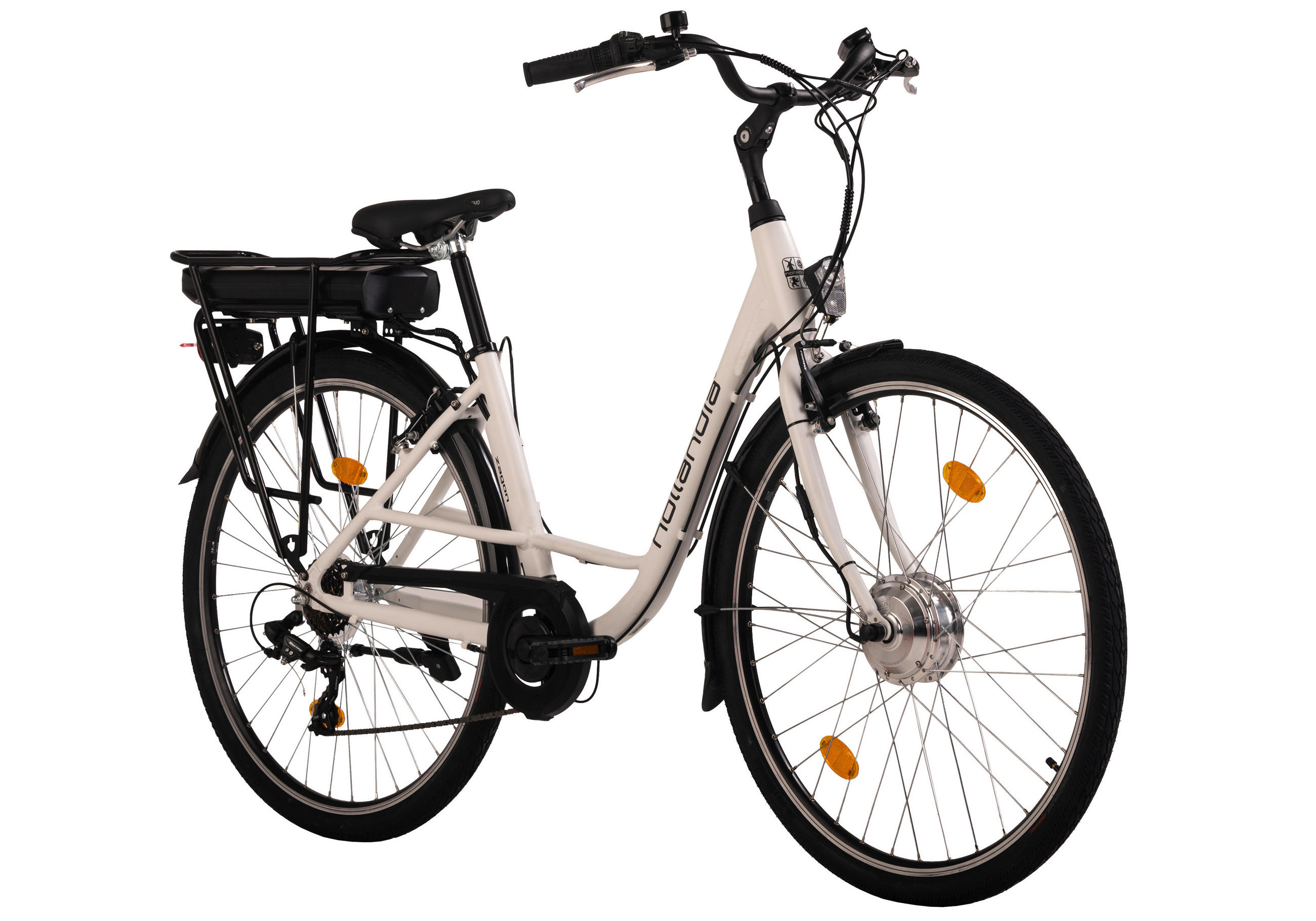 ELEKTROFAHRRAD - Weiß, Basics, Metall (21/116/188cm) - Atrigo