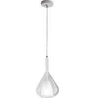 PENDELLEUCHTE Lila 20/200 cm  - Transparent, Design, Glas (20/200cm) - Fabas Luce