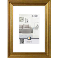 BILDERRAHMEN 12/17/1.2 cm  - Goldfarben, Basics, Glas/Kunststoff (12/17/1.2cm)