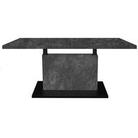COUCHTISCH Lift Couchtisch 120-160/70/56-75 cm rechteckig Graphitfarben, Schwarz  - Graphitfarben/Schwarz, Design, Holzwerkstoff/Metall (120-160/70/56-75cm) - MID.YOU