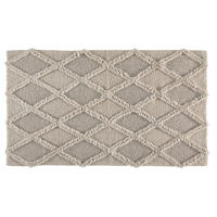 BADEMATTE Silberfarben 70/120 cm  - Silberfarben, Textil (70/120cm) - Esposa