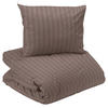 PÅSLAKANSET satin 150/210 cm  - brun, Basics, textil (150/210cm)