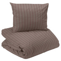 PÅSLAKANSET satin 150/210 cm  - brun, Basics, textil (150/210cm)