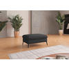 HOCKER Flachgewebe Dunkelgrau  - Dunkelgrau/Creme, KONVENTIONELL, Textil/Metall (104/47/69cm) - Sit & More