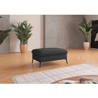 HOCKER Flachgewebe Dunkelgrau  - Dunkelgrau/Creme, KONVENTIONELL, Textil/Metall (104/47/69cm) - Sit & More