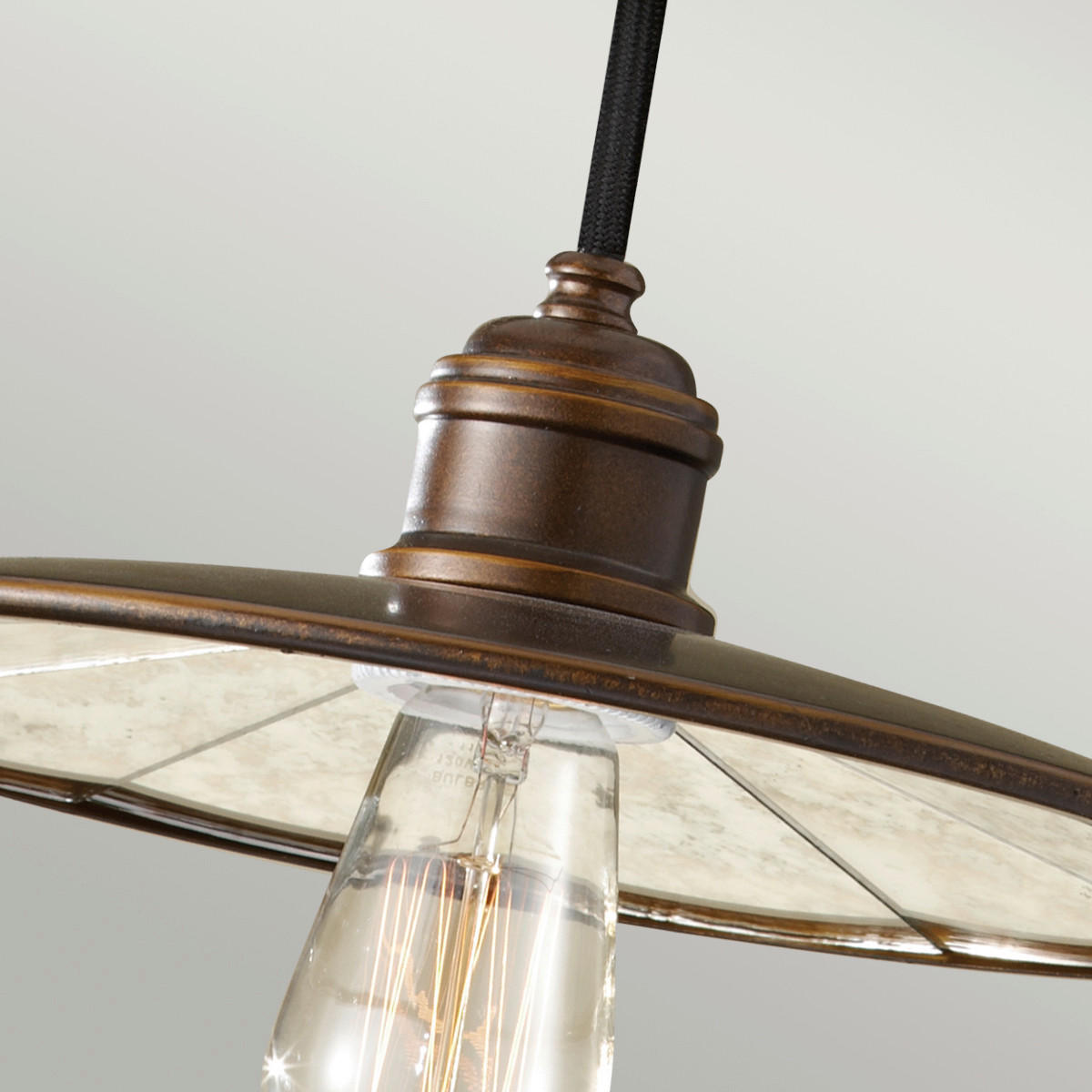 HÄNGELEUCHTE 30.2/14.7 cm    - Bronzefarben, Konventionell, Metall (30.2/14.7cm) - Elstead Lighting