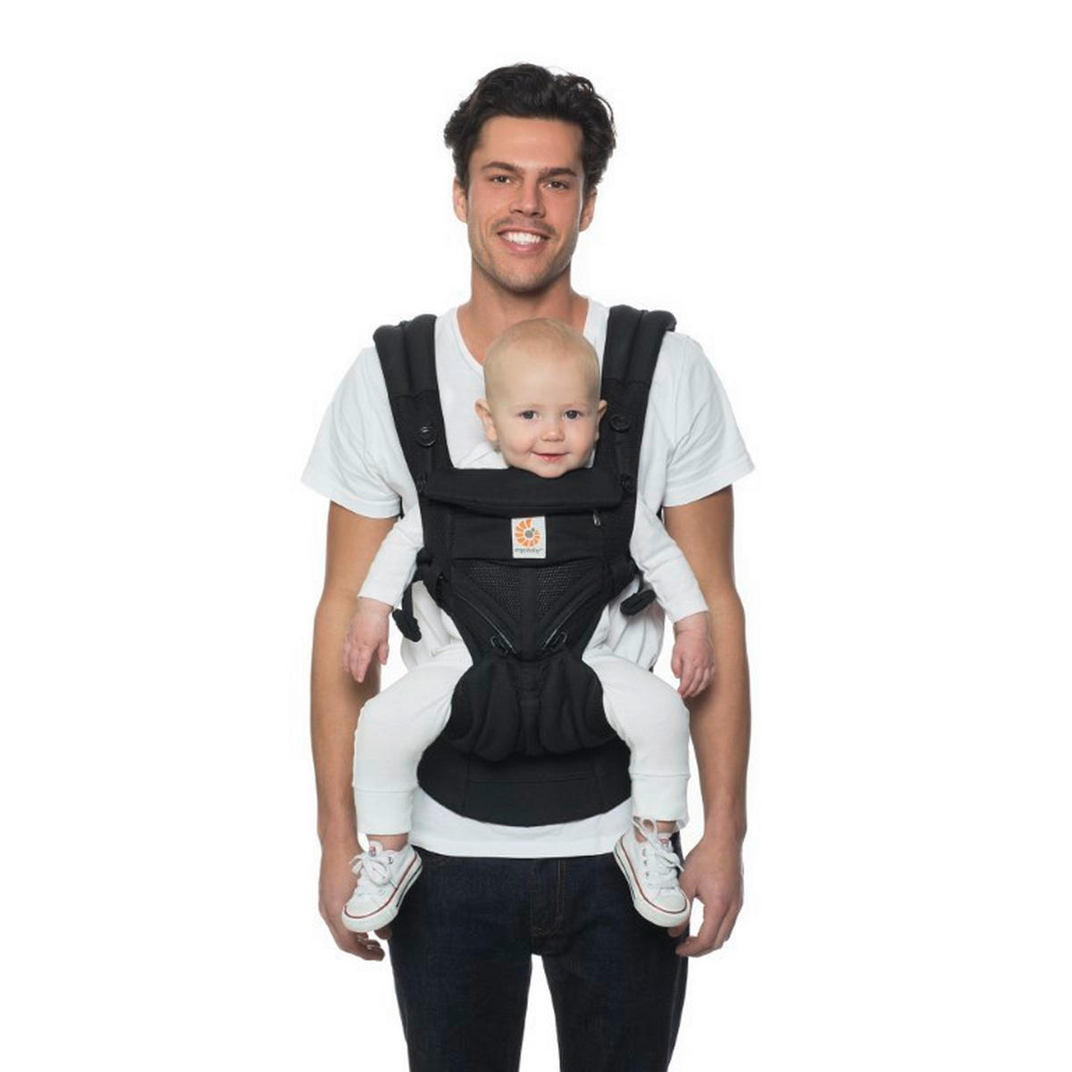 KENGUR NOSILJKA  OMNI 360 COOL AIR  - crna, Osnovno, tekstil (1,00kg) - Ergo Baby