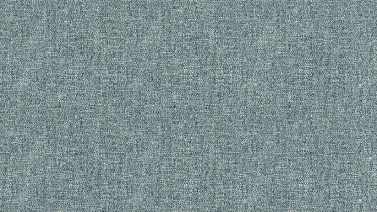 ECKSOFA in Chenille Blau  - Blau/Schwarz, Design, Textil/Metall (334/168cm) - Dieter Knoll