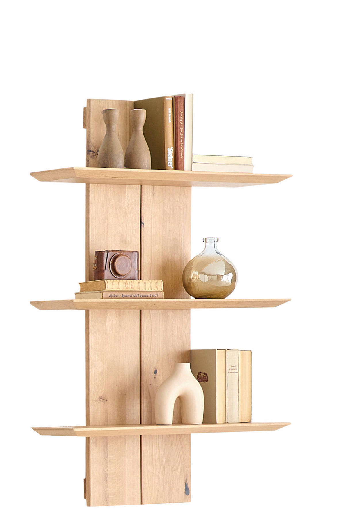 WANDBOARD Asteiche furniert, massiv Eichefarben  - Eichefarben, Natur, Holz/Holzwerkstoff (75/115/23,8cm) - Cantus