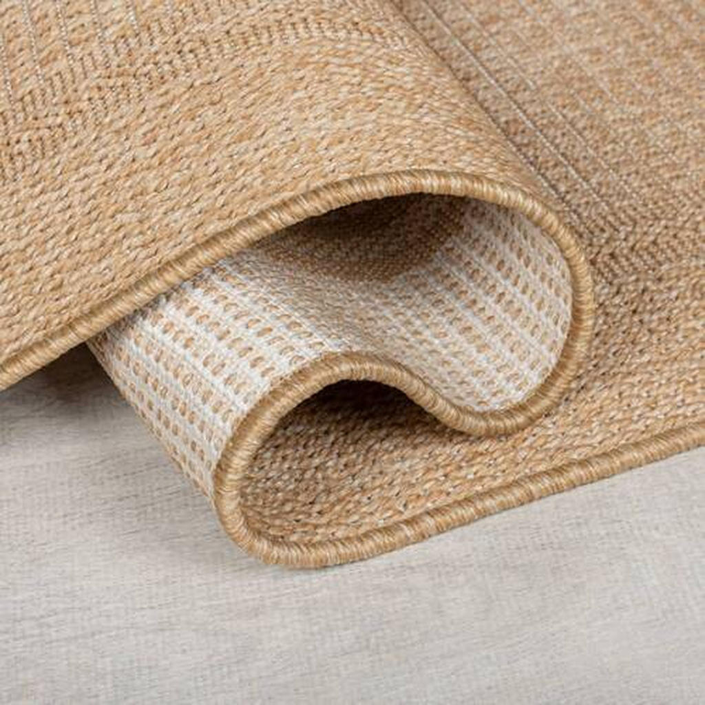 Thumbnail - Xora Outdoorteppich Aruba Alfresco, Beige, Textil, Bordüre, rechteckig, 133x170 cm, Reach, AZO-frei, wasserabweisend, sc...