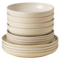 KOMBISERVICE Creme PACIFICA 12-teilig 4 Personen  - Creme, Basics, Keramik - Costa Nova