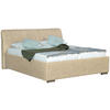 POLSTERBETT 180/200 cm  in Beige  - Chromfarben/Beige, Basics, Holz/Textil (180/200cm) - Boxxx