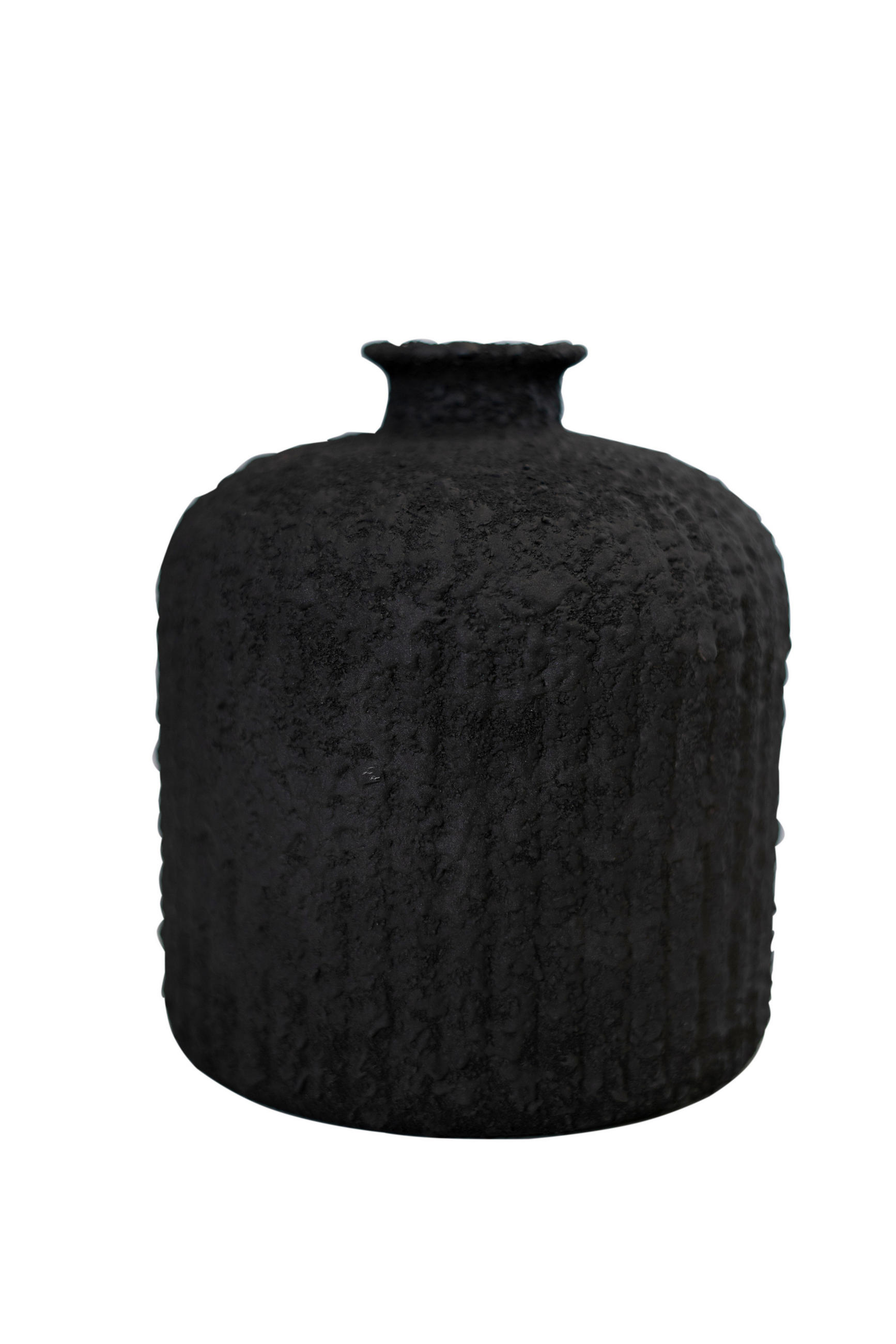 VÁZA  - fekete, Basics, Üveg (18cm)