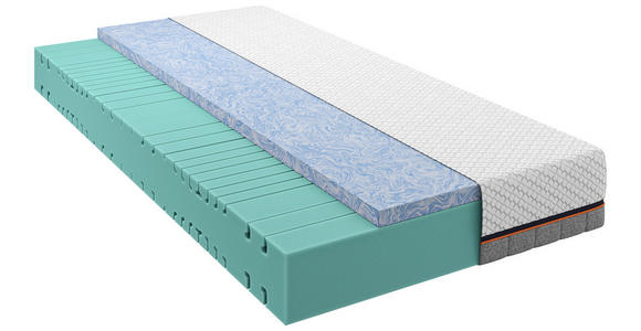 KALTSCHAUMMATRATZE 140/200 cm Höhe ca. 22 cm  - Basics, Textil (140/200cm) - Novel