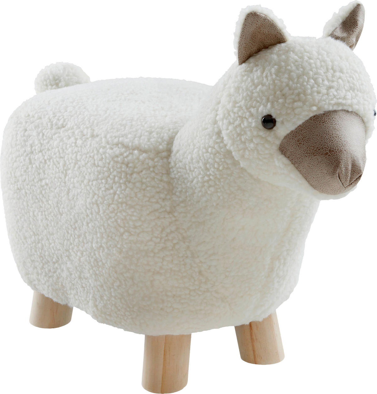 KINDERSESSEL - Weiß, Natur, Textil (50/27/35cm) - Jimmylee