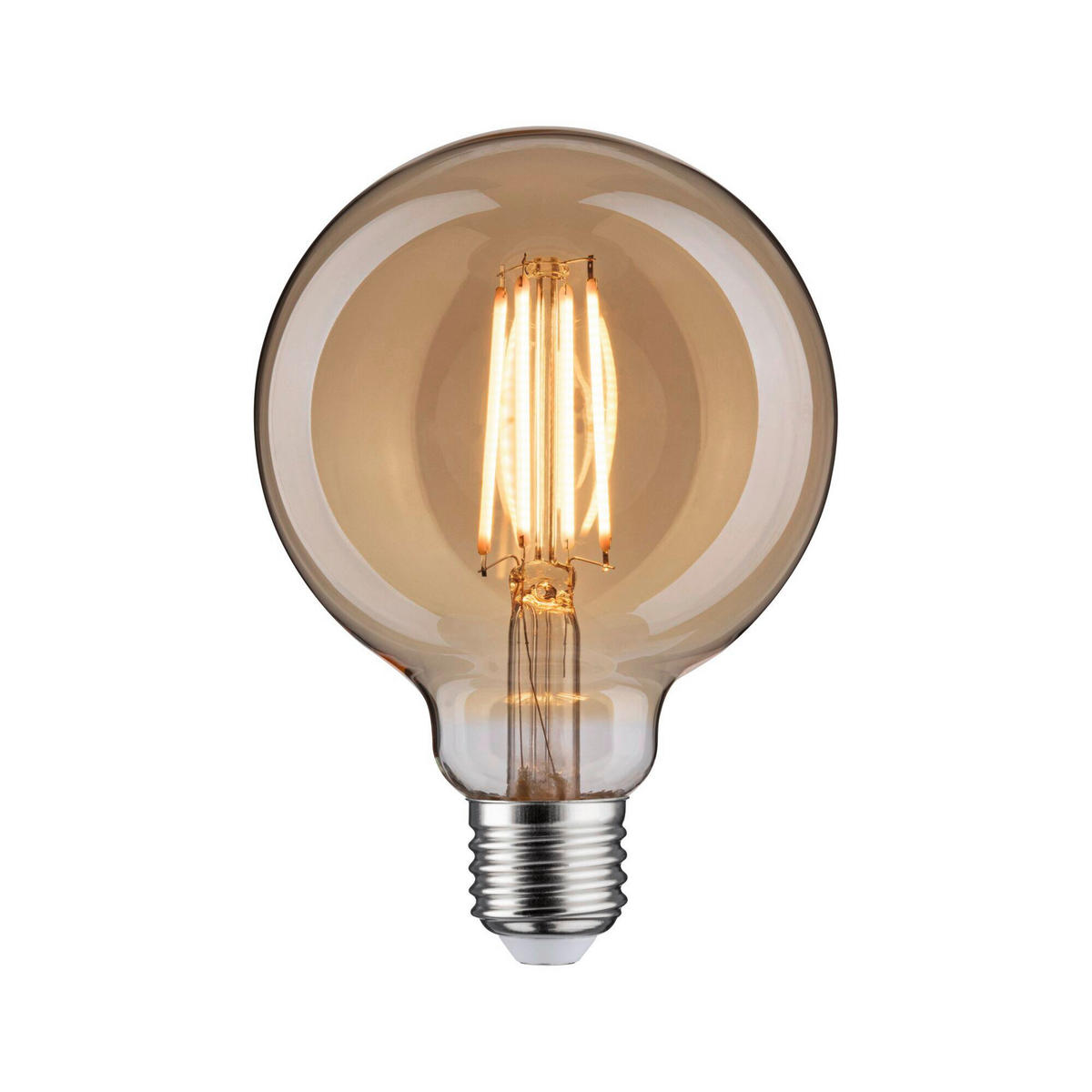 LED-LEUCHTMITTEL E27 6 W 470 lm  - Goldfarben, Basics, Glas (9,5/13,8cm) - Paulmann