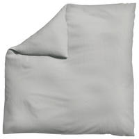 BETTDECKENBEZUG KNITTED JERSEY Jersey 200/200 cm  - Hellgrau, Basics, Textil (200/200cm) - Schlafgut
