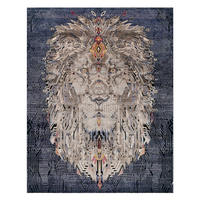ORIENTTEPPICH 250/300 cm Lukas F. -  Der Löwe Multicolor, Schwarz  - Multicolor/Schwarz, Design, Textil (250/300cm) - Cazaris