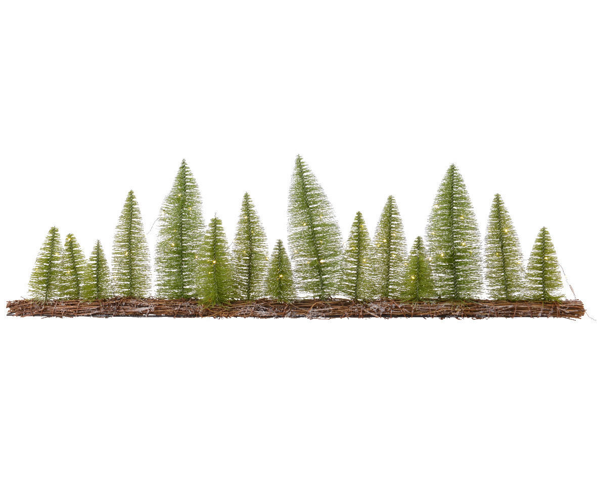 DEKOBAUM  - Grün, Holz (100/100/100cm)