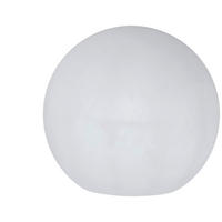AUßENKUGELLEUCHTE BULY 50 cm  - Transparent/Weiß, KONVENTIONELL, Kunststoff (50cm) - Newgarden