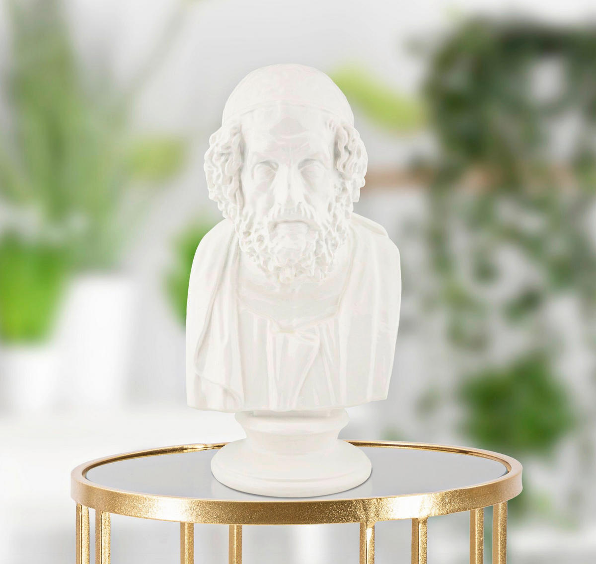 SKULPTUR - Weiß, Basics, Kunststoff (12.9/25/12.5cm)