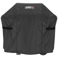 GRILLABDECKHAUBE 45/107/122 cm  - Schwarz, Basics, Kunststoff (45/107/122cm) - Weber Grill
