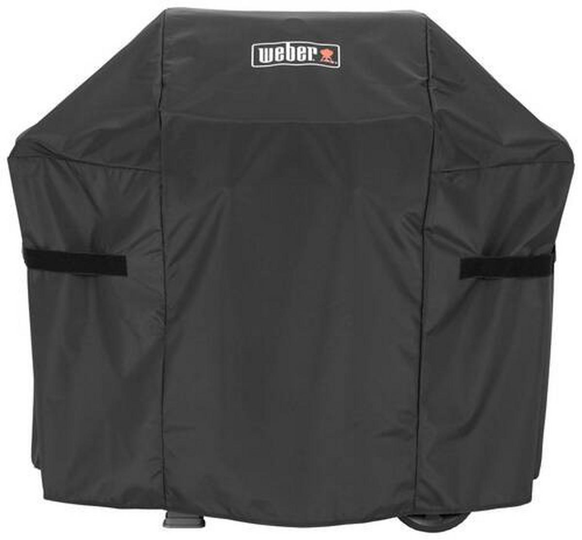 GRILLABDECKHAUBE 45/107/122 cm  - Schwarz, Basics, Kunststoff (45/107/122cm) - Weber Grill