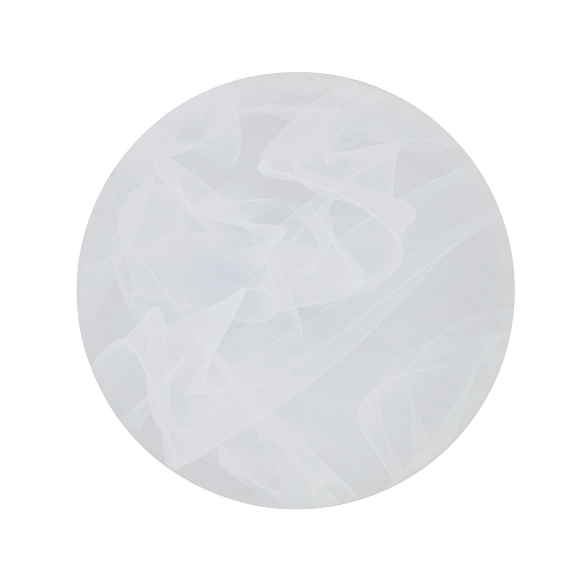 STROPNÍ LED SVÍTIDLO, 38/8 cm  - bílá/alabastrová, Basics, kov/plast (38/8cm) - Boxxx
