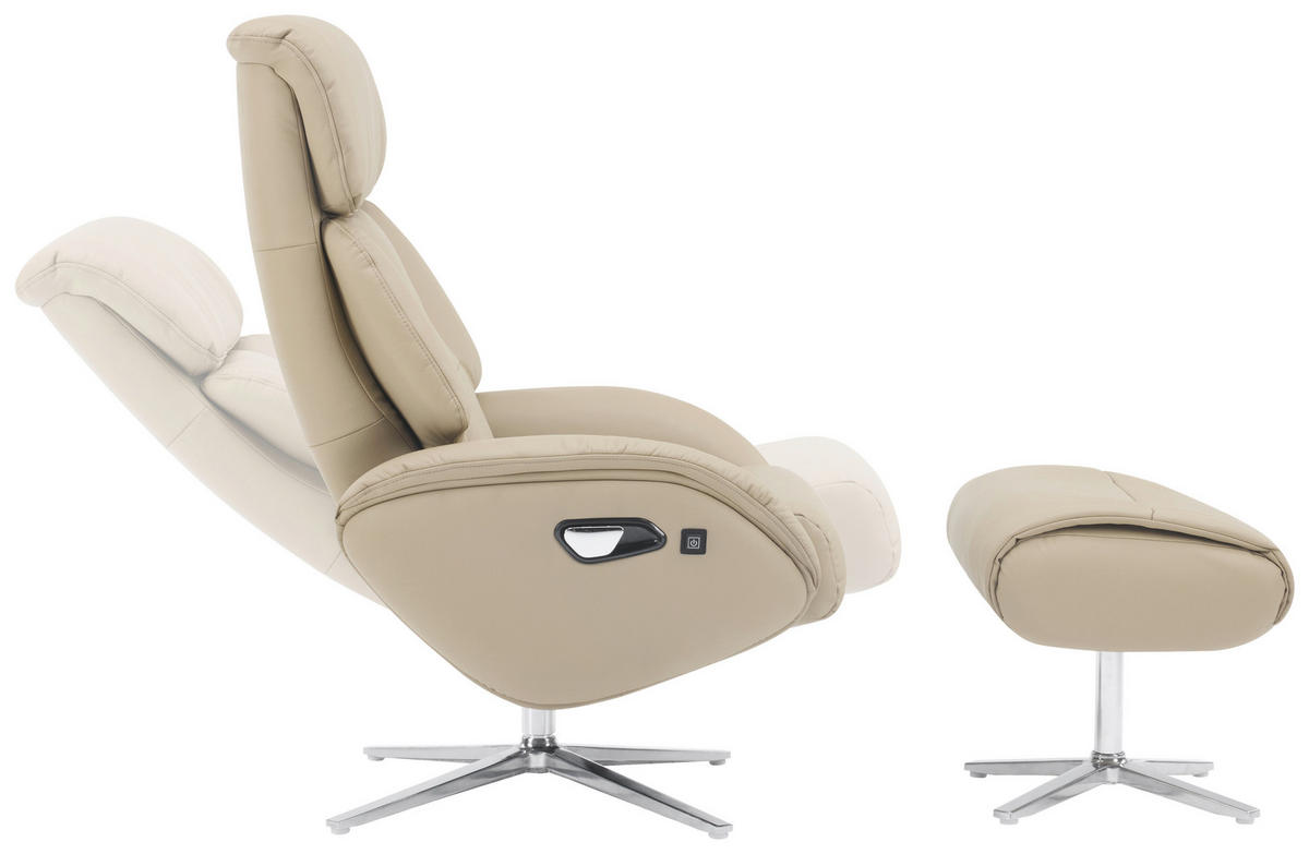 MASAŽNI STOL,  rjavosiva tekstil, usnje - srebrne barve/rjavosiva, Design, kovina/tekstil (76/111/87cm) - Livetastic