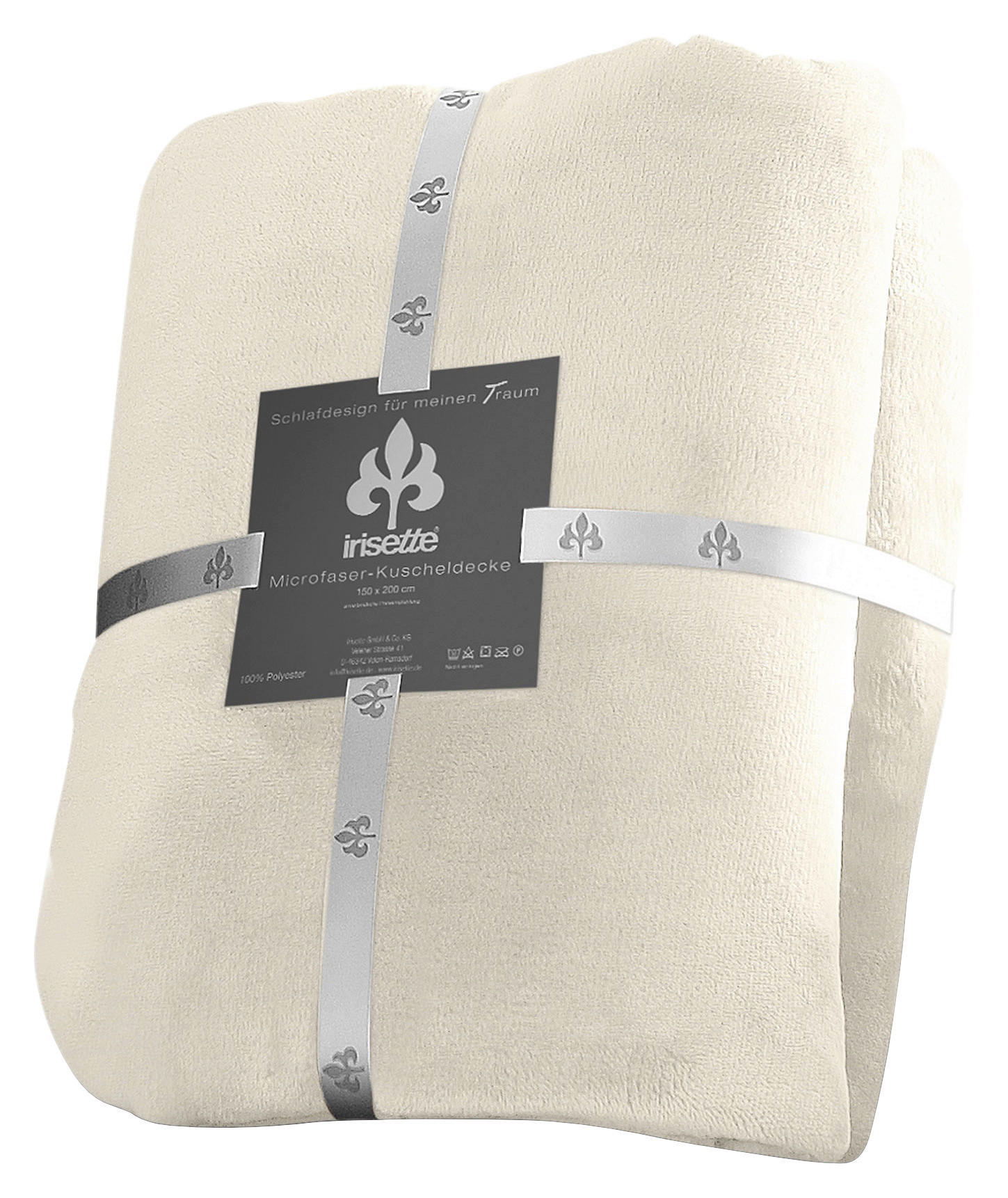 KUSCHELDECKE 150/200 cm  - Creme, KONVENTIONELL, Textil (150/200cm) - Irisette