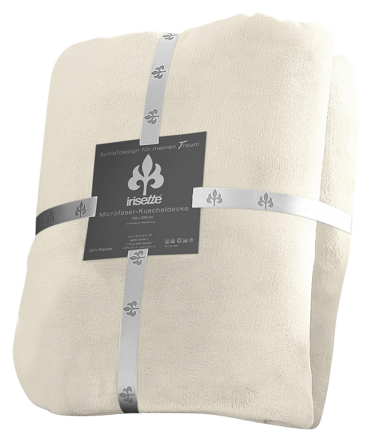 KUSCHELDECKE 150/200 cm  - Creme, KONVENTIONELL, Textil (150/200cm) - Irisette