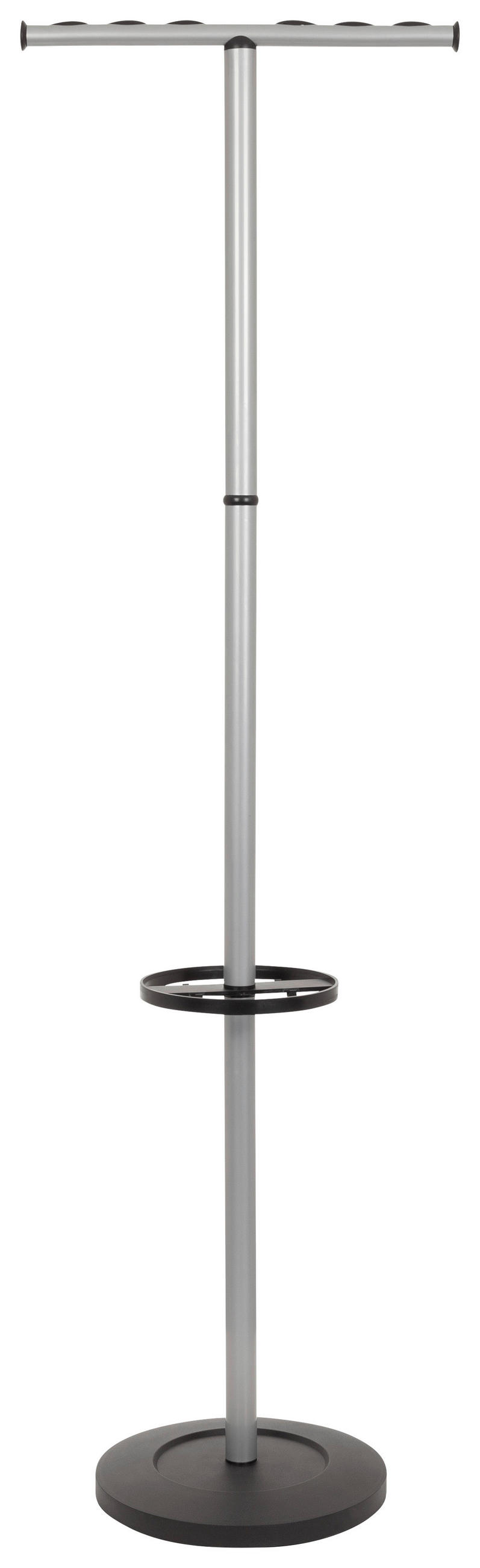 KLÄDHÄNGARE - silver/svart, Modern, metall/sten (49/172/35cm) - MID.YOU