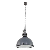 PENDELLEUCHTE  52/153/52 cm   - Grau, Trend, Glas/Metall (52/153/52cm)