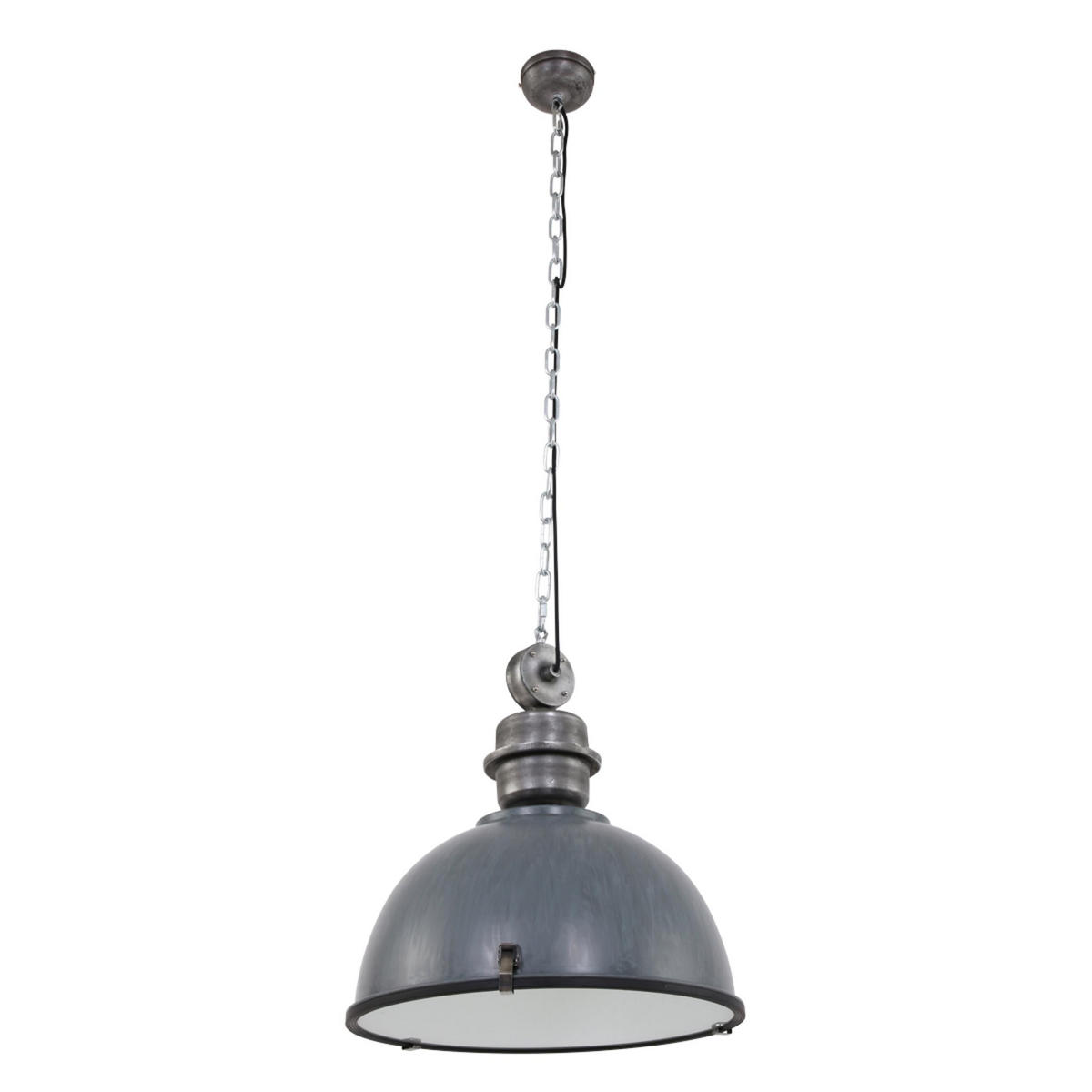 PENDELLEUCHTE  52/153/52 cm   - Grau, Trend, Glas/Metall (52/153/52cm)