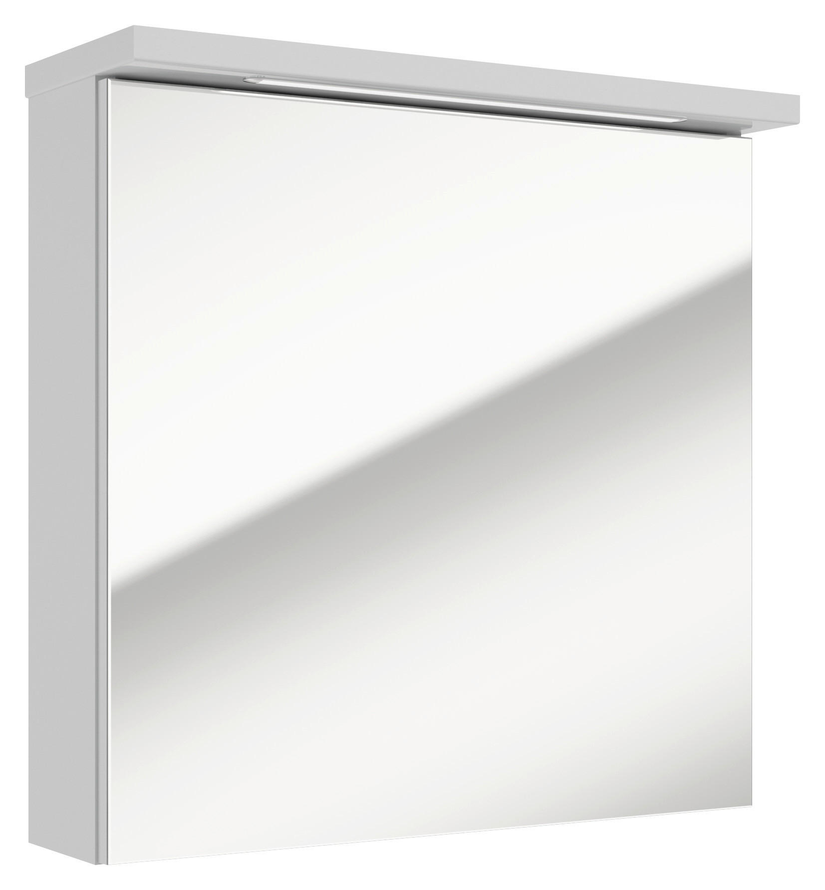 SPIEGELSCHRANK Weiß - Weiß, Basics, Glas/Holzwerkstoff (61/60/20cm) - MID.YOU
