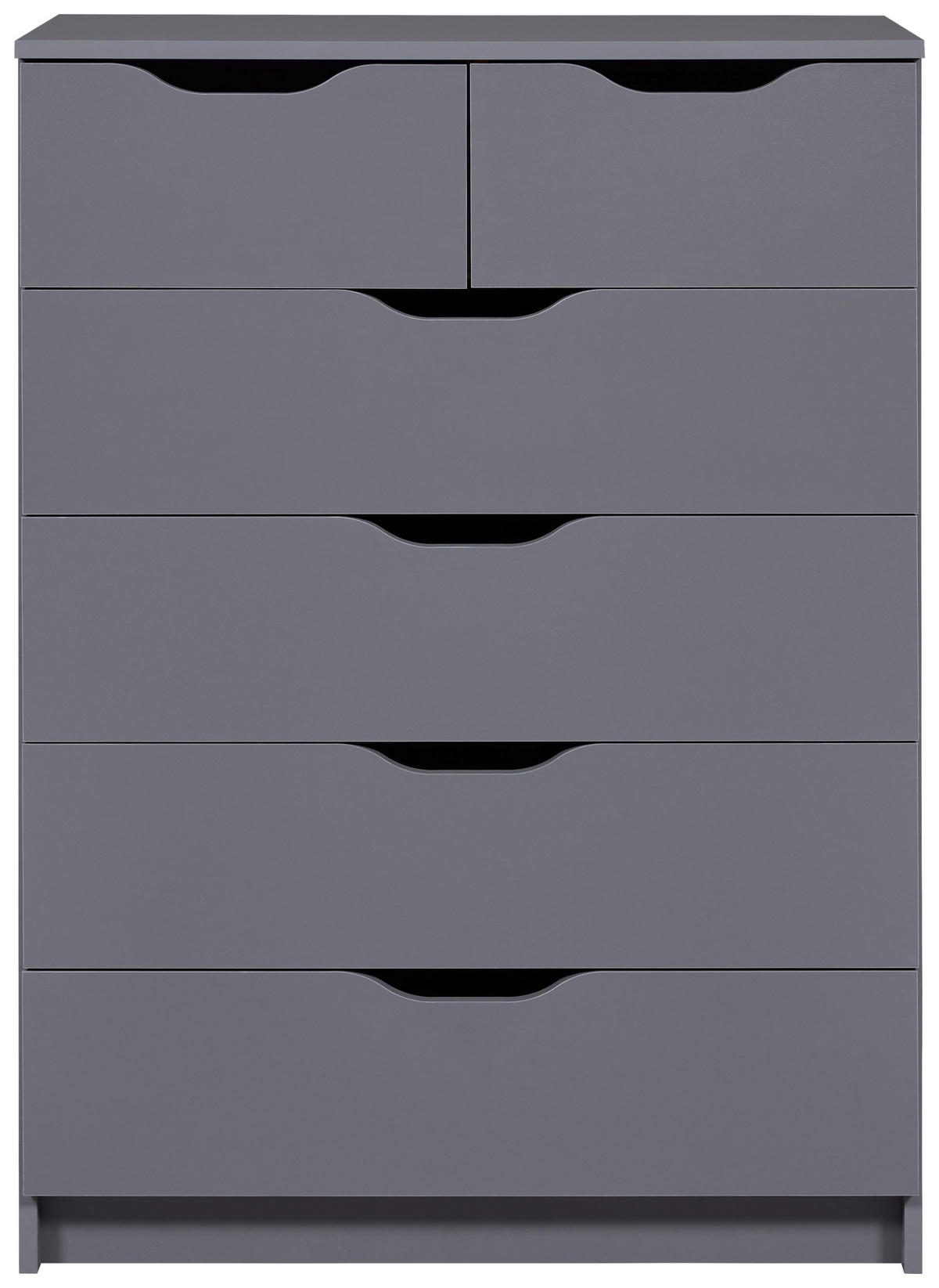 KOMMODE  in 82/112/40 cm  - Graphitfarben, Design, Holzwerkstoff (82/112/40cm) - Livetastic