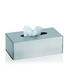 Kosmetiktuch-Box - Silberfarben, Basics, Metall (26/9/13,5cm)