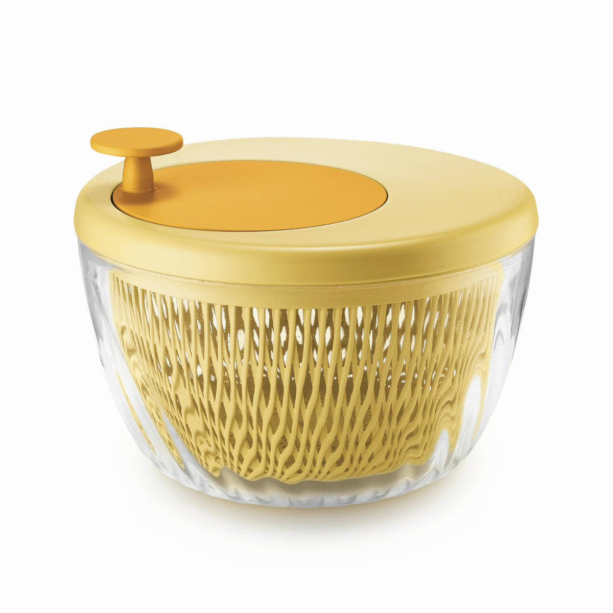 POSUDA ZA SUŠENJE SALATE  - žuta/prozirno, Basics, plastika (26cm) - GUZZINI