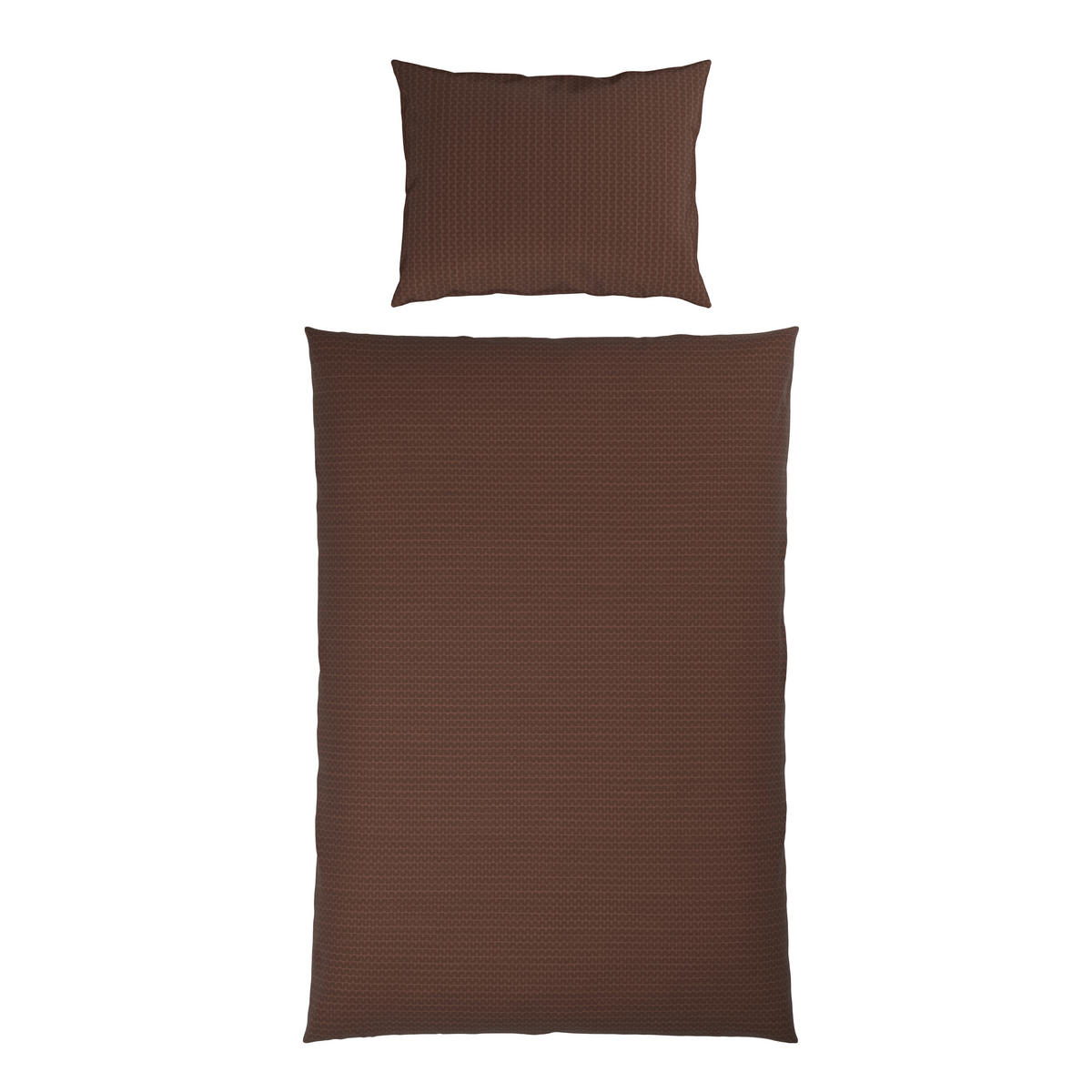 BETTWÄSCHE Mavie Satin 140/200 cm  - Braun, Basics, Textil (140/200cm) - Novel