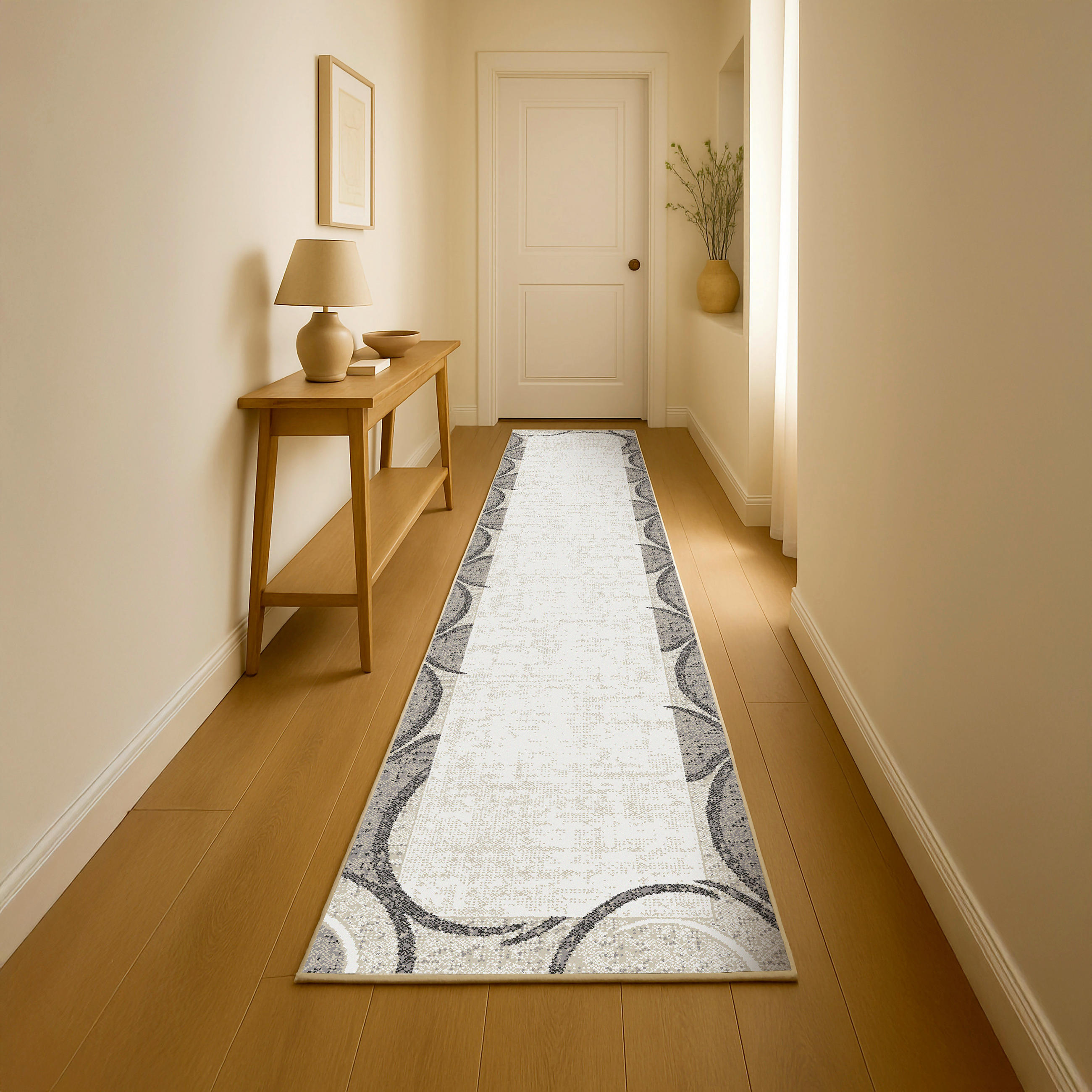 LÄUFER 80/330 cm  - Creme, Design, Kunststoff/Textil (80/330cm) - Novel