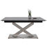 ESSTISCH in Metall, Holzwerkstoff 140(190)/100/77 cm - Edelstahlfarben/Dunkelgrau, Design, Holzwerkstoff/Metall (140(190)/100/77cm) - Dieter Knoll ESSTISCH in Metall, Holzwerkstoff 140(190)/100/77 cm - Edelstahlfarben/Dunkelgrau, Design, Holzwerkstoff/Metall (140(190)/100/77cm) - Dieter Knoll