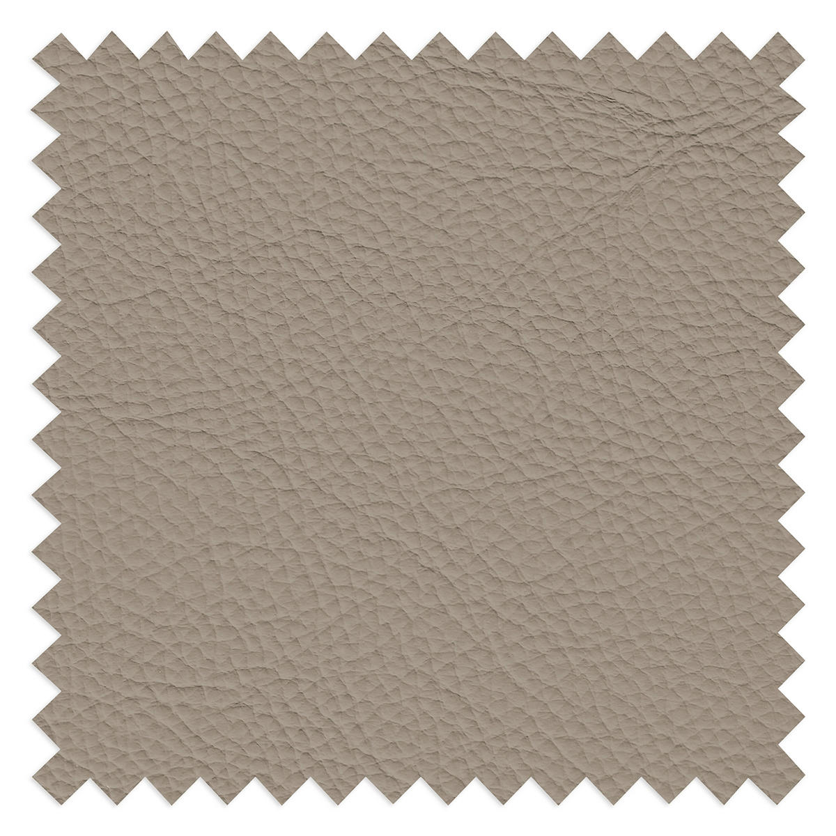 ECKSOFA DALLAS in Echtleder Taupe  228/283 cm  - Taupe/Schwarz, Design, Leder/Metall (228/283cm) - Livetastic