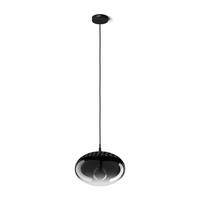 ZÁVĚSNÉ SVÍTIDLO, 33/110 cm  - šedá/černá, Lifestyle, kov/sklo (33/110cm) - Joop!