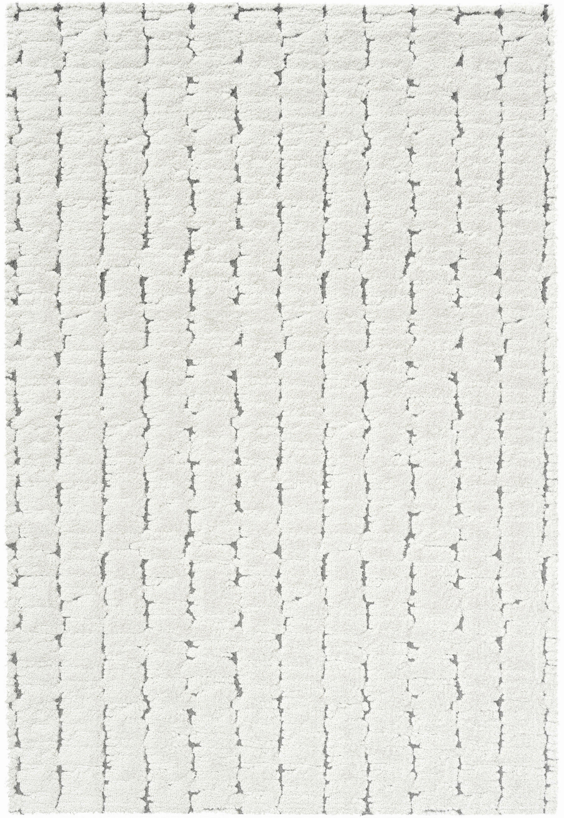 WEBTEPPICH  Wohnzimmer 160/230 cm PRIMAVERA Anthrazit, Creme, Schwarz rechteckig  - Anthrazit/Creme, KONVENTIONELL, Kunststoff/Textil (160/230cm)