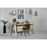 SCHREIBTISCH - Chromfarben/Eichefarben, Design, Holz/Holzwerkstoff (188/76/150cm) SCHREIBTISCH - Chromfarben/Eichefarben, Design, Holz/Holzwerkstoff (188/76/150cm)