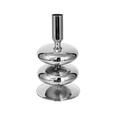 KERZENHALTER - Silberfarben, Trend, Glas (9,5/16cm) - Ambia Home