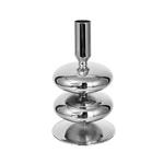 KERZENHALTER - Silberfarben, Trend, Glas (9,5/16cm) - Ambia Home