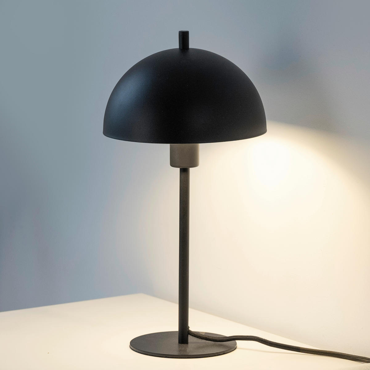 LED-TISCHLEUCHTE SW ALI 18/18/33,5 cm   - Schwarz, Design, Glas/Kunststoff (18/18/33,5cm) - Schöner Wohnen