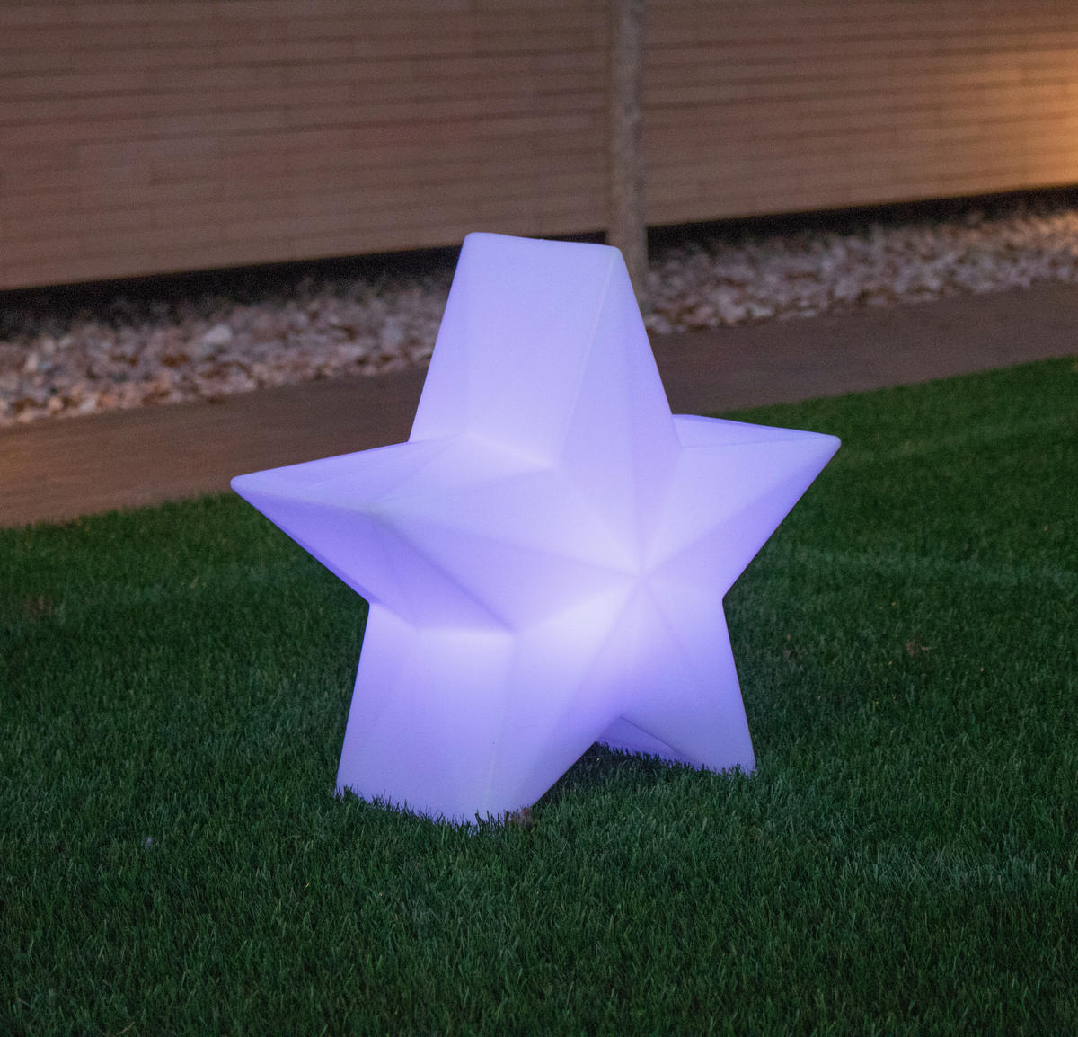 LED-DEKOLEUCHTE  - Transparent, Basics, Kunststoff (62/57/23cm) - New Garden