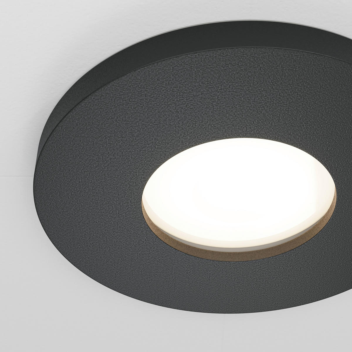 DECKENLEUCHTE Downlight 8,4/2,9 cm  - Schwarz, Design, Metall (8,4/2,9cm) - MAYTONI